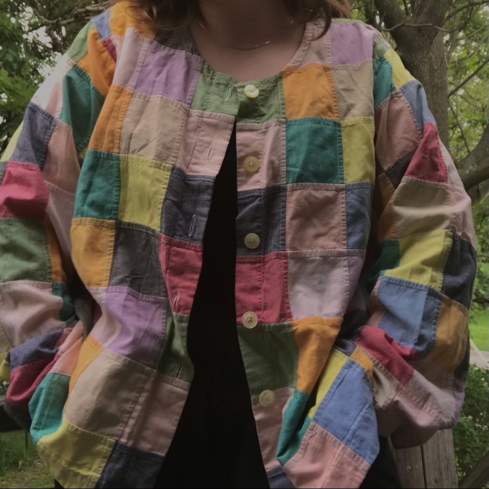 Vintage Patchwork Quilt Jacket
